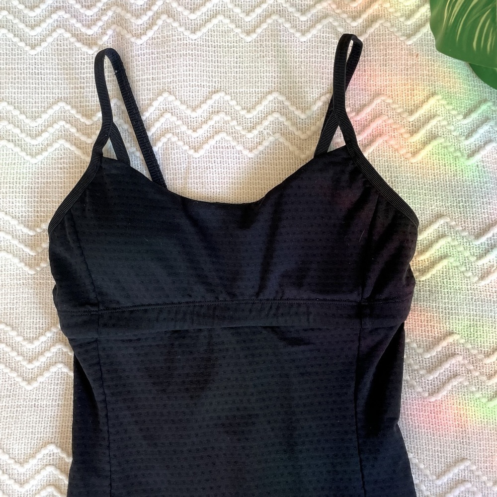 Athleta Sports Tank with Built-in Padding Black - Picture 3 of 7